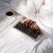hands coffee hand laptop